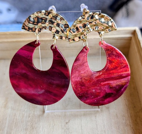 New zara gold tone big - new,
