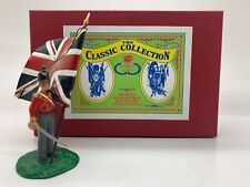 TROPHY MINIATURES NAPOLEONIC THE COLOURS OFFICER WITH KINGS COLOUR WA2KC
