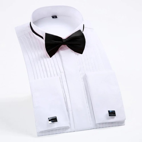 Men tuxedo dress shirt wing - men's,