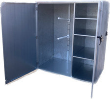 STANDARD TACK LOCKER FOR 2 SADDLES, 7 HOOKS WITH 3 SHELVES - LOCKABLE