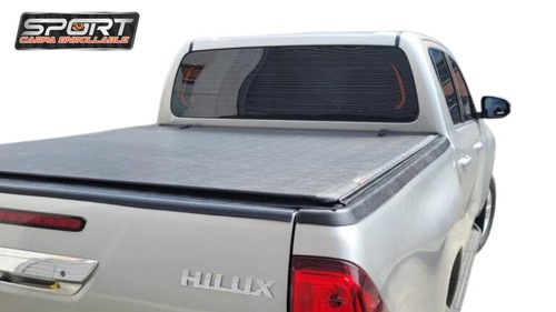 Soft roll truck bed tonneau - up,