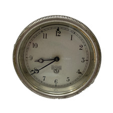 Vintage Smiths MA Dashboard clock Chrome 1930s Marked P-341495 Not Running