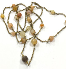 vintage 48" long  necklace old