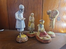 Antique Clay Figure Group