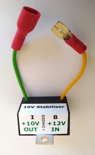 Voltage stabiliser 10v - stabiliser, +10v