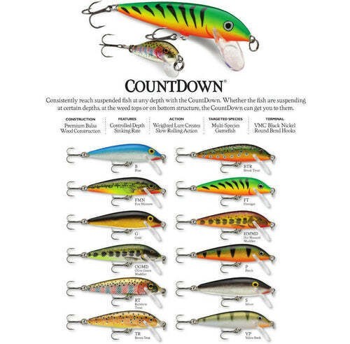 Rapala countdown sinking 7cm - countdown,