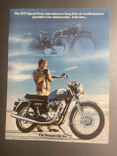 1977 triumph bonneville - 1977,