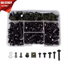 177xBlack Fairing Bolts Screws