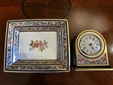 Wedgewood Clio Clock And Dish