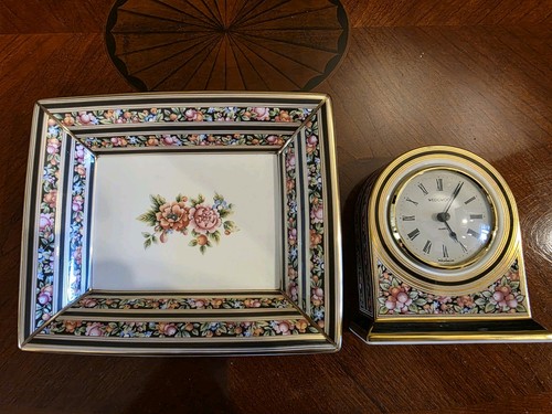Wedgewood clio clock and dish - wedgewood,