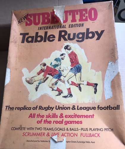 Subbuteo table rugby - subbuteo,