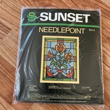 Sunset Tiffany Rose Stained