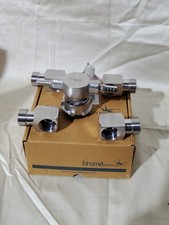 Krome Draft Beer Low Profile  Keg Tap And 4 Screw On Lopro Adaptors New