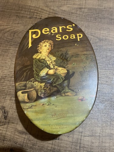 Vintage tin container