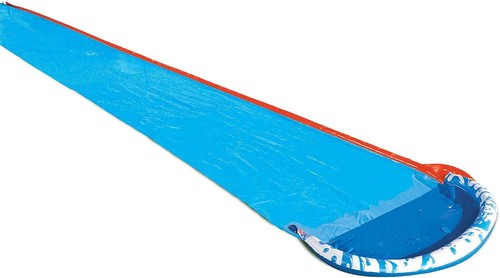 Inflatable water slide with - slide,