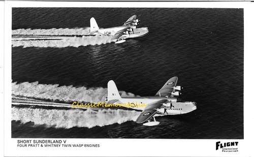 Short sunderland flying boat - sunderland,
