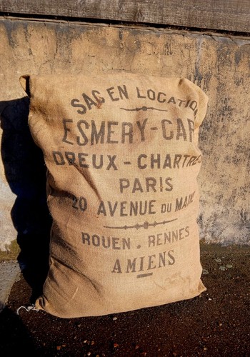 Vintage french hessian - vintage, burlap