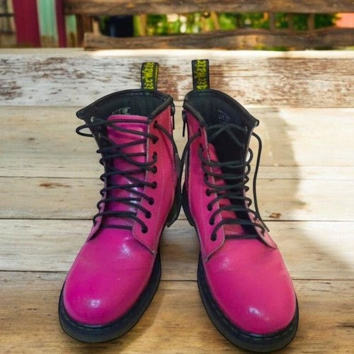 Women martens boots - boots, pink