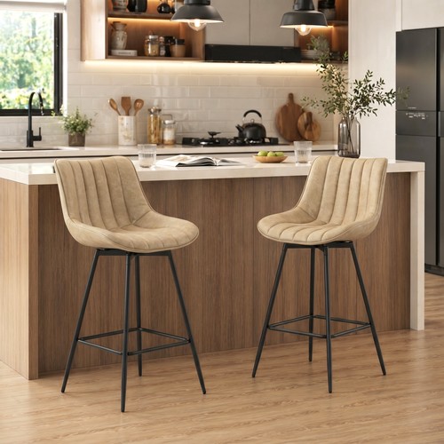 Homcom swivel bar stools - bar,