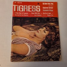 Vintage 1967 Tigress Pin Up