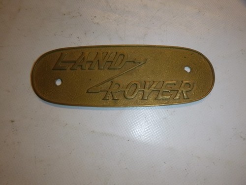 Land rover series - land, brass