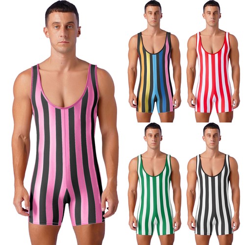 Men sexy striped wrestling - uk,