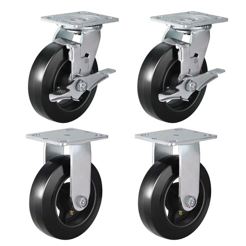 Inch rubber cast - cast, iron