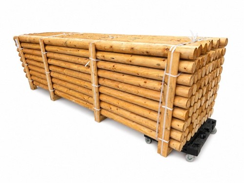 Horse timber jump pole - timber, 3.6m