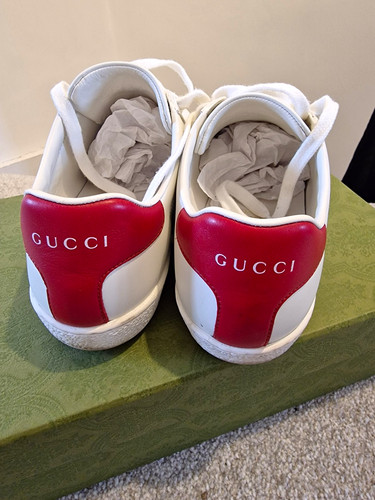 Gucci white leather low - gucci,