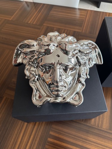 Versace medusa silver vase - versace, by