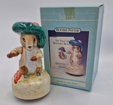 Beatrix Potter Collection SCHMID Benjamin Bunny Music Box Working 1989 Boxed