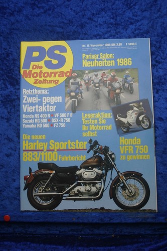 Motorcycle newspaper 85 - newspaper, 11/85