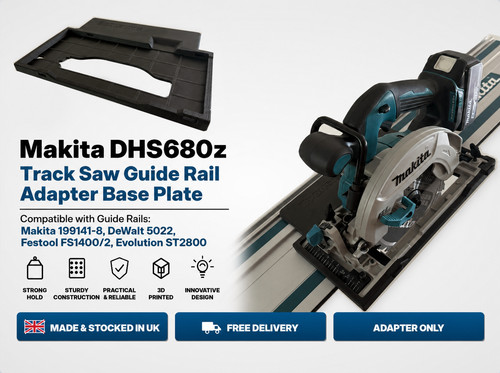 Makita dhs680z track - saw, guide