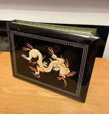 Antique Japanese Lacquer Silk