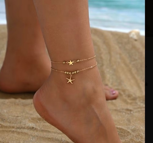 Womens ankle bracelet gold new - womens,