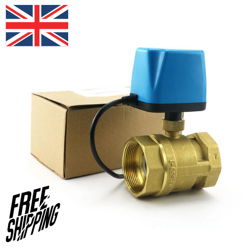 Motorized brass ball valve - motorized,