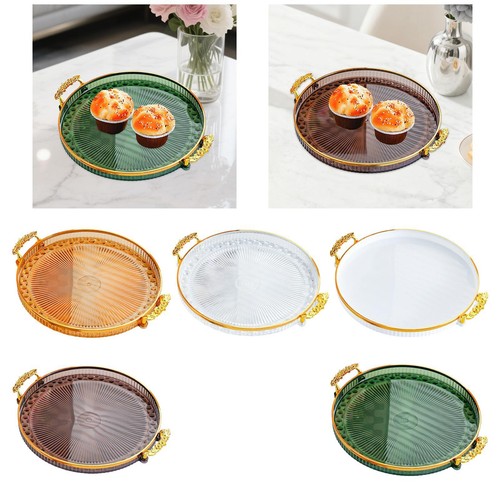 Round serving tray durability - serving,