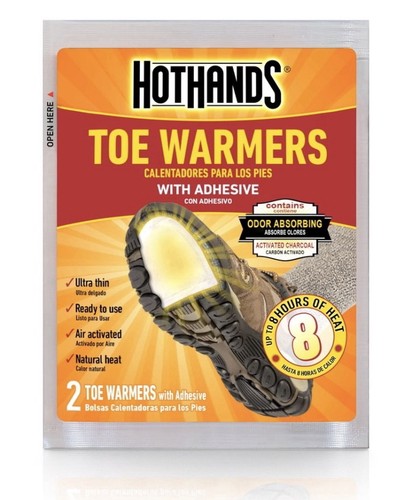 Hothands toe warmers with - toe,