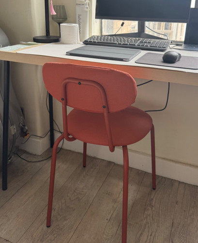 Ikea ostano chair red - chair, red-brown