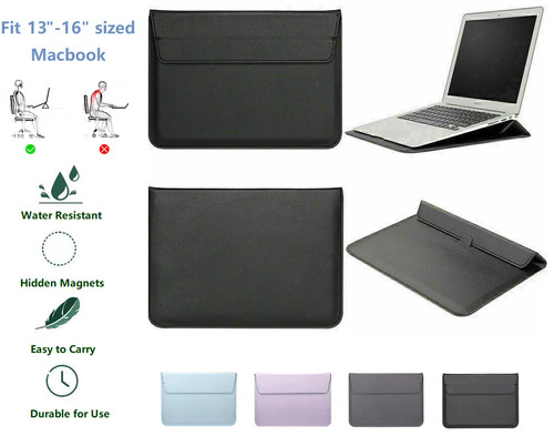 Leather sleeve pouch stand - sleeve,