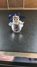 Swarovski Rhodium Snowman
