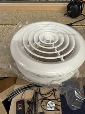 4"/100mm White Extractor Fan Ventilator Kit