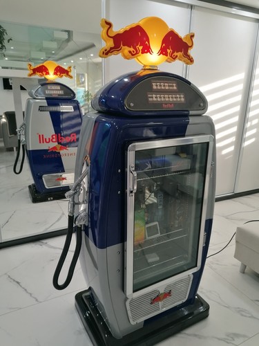 Red bull petrol bowser - bull,