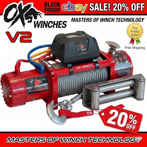 Electric winch 13500lb - electric,