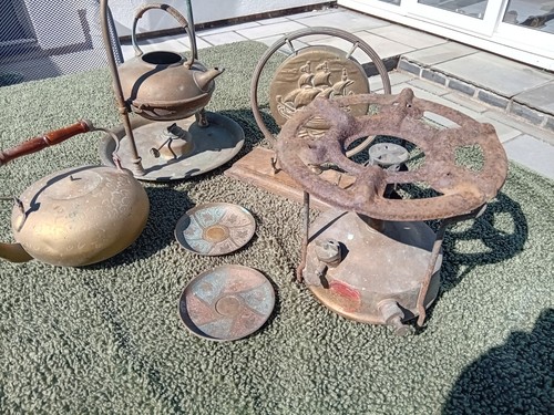 Monitor brass stove - brass,
