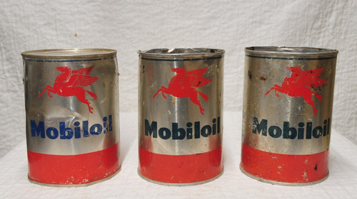 Vintage mobiloil motor oil - 3,