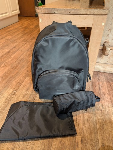 Silver cross black - cross, backpack