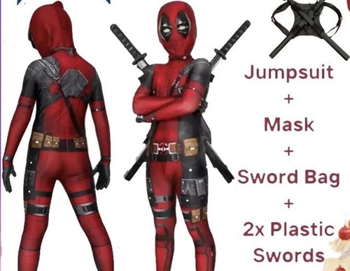 Kids medium deadpool - deadpool, costume