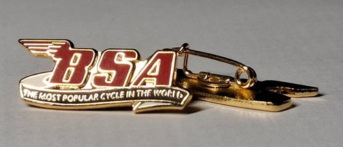 Bsa motorcycle red blue - bsa,