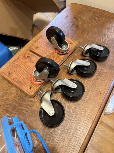 Vintage castors wheels - vintage,